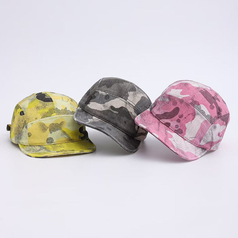 Distressed Camo 5-Panel