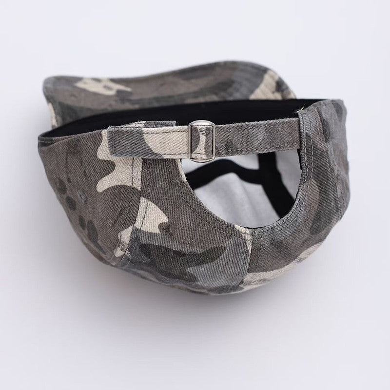 Distressed Camo 5-Panel