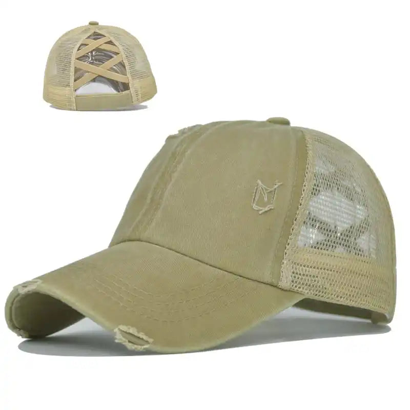 Criss Cross Mesh Cap