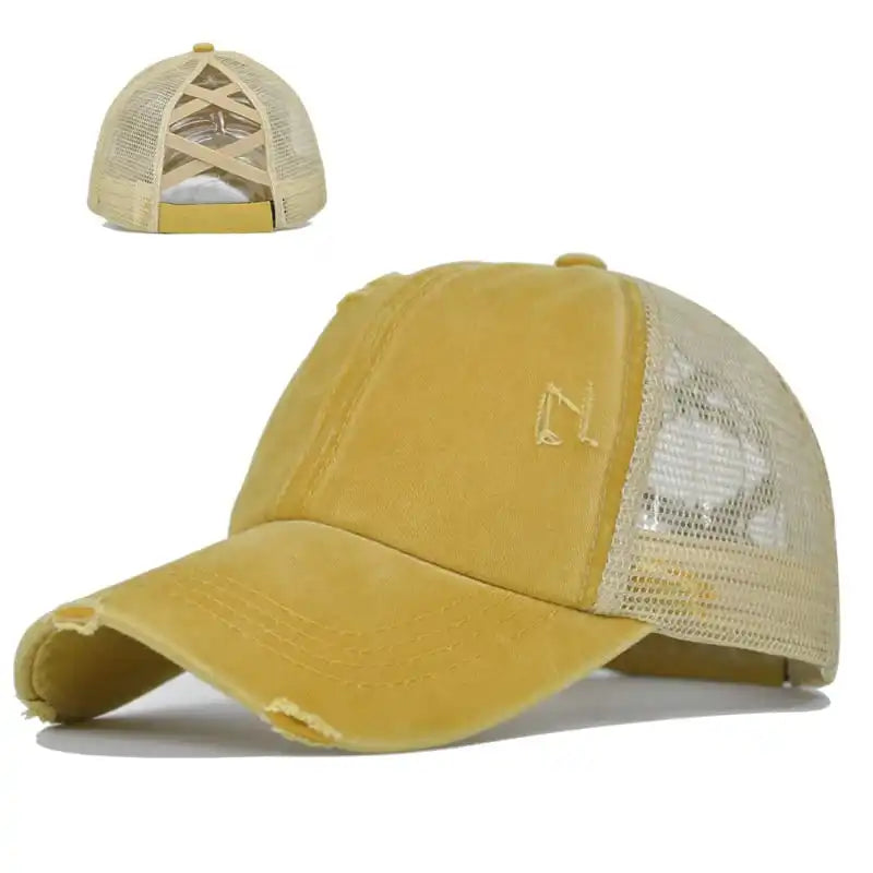 Criss Cross Mesh Cap