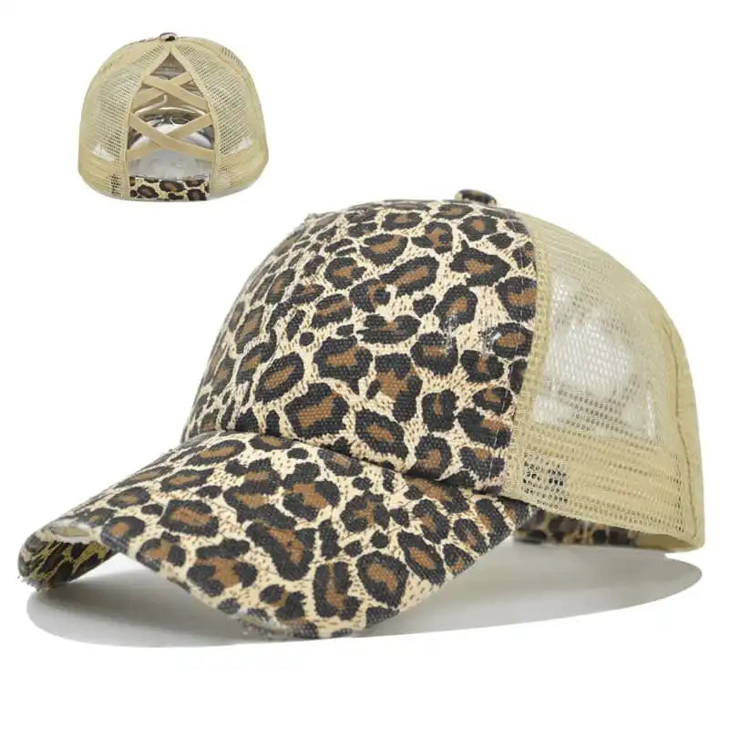 Criss Cross Mesh Cap