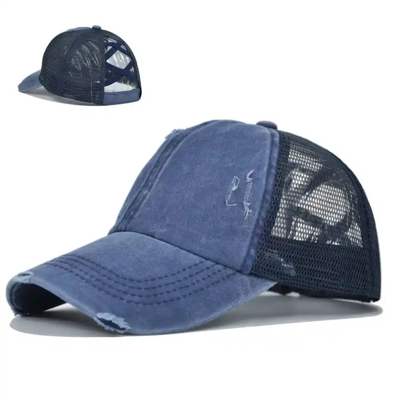 Criss Cross Mesh Cap