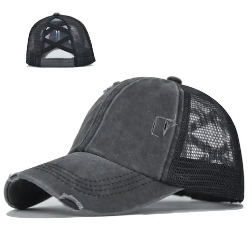 Criss Cross Mesh Cap