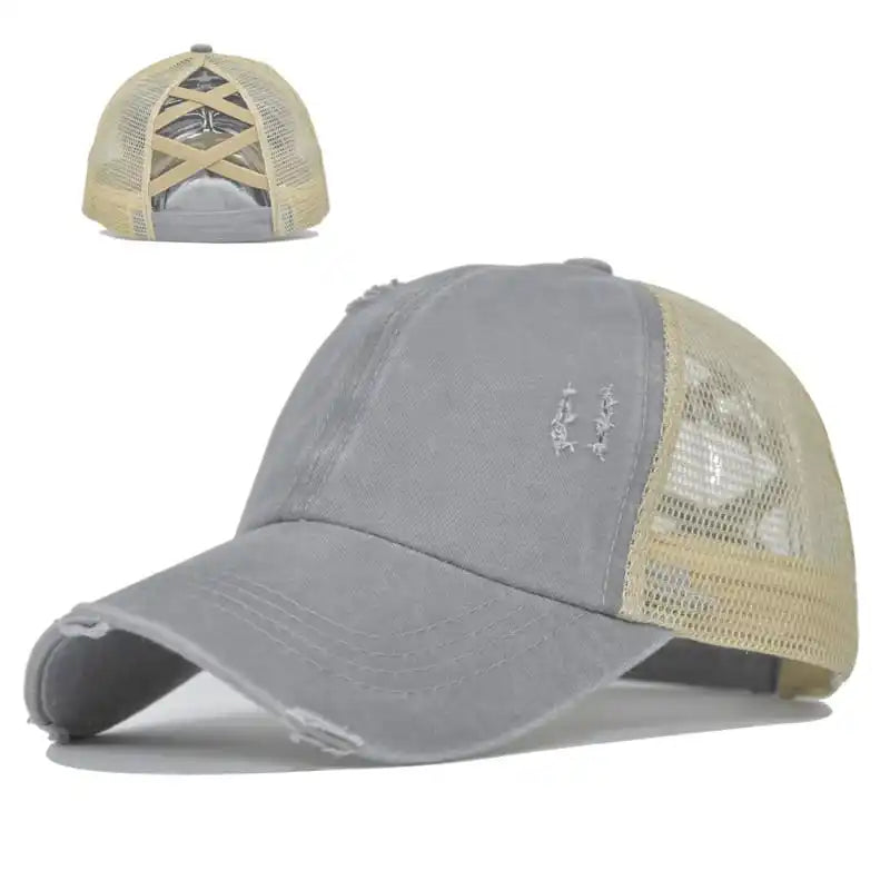 Criss Cross Mesh Cap