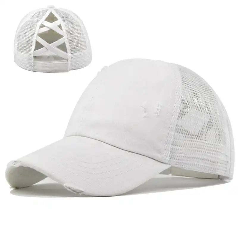 Criss Cross Mesh Cap