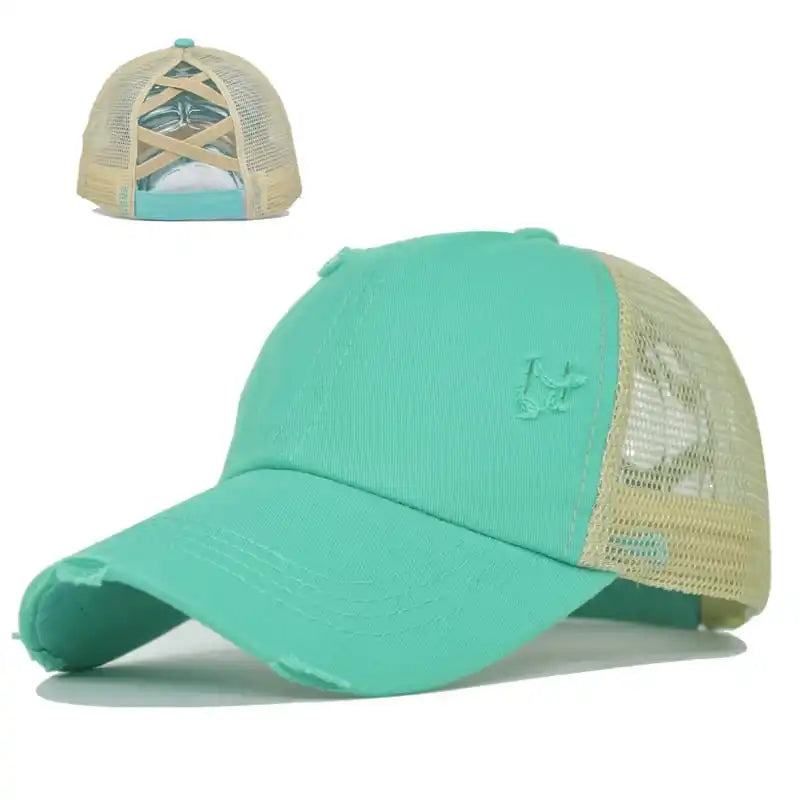 Criss Cross Mesh Cap
